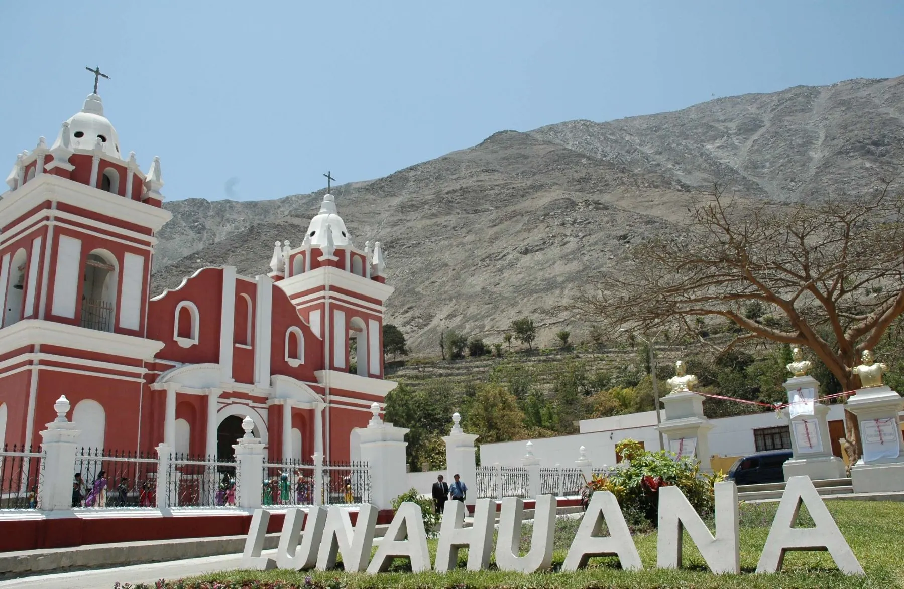 Río Cañete atravesando el valle de Lunahuaná